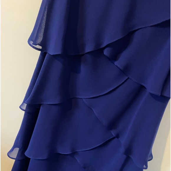 Ruffled sheer dress size small Petite - Picture 4 of 4